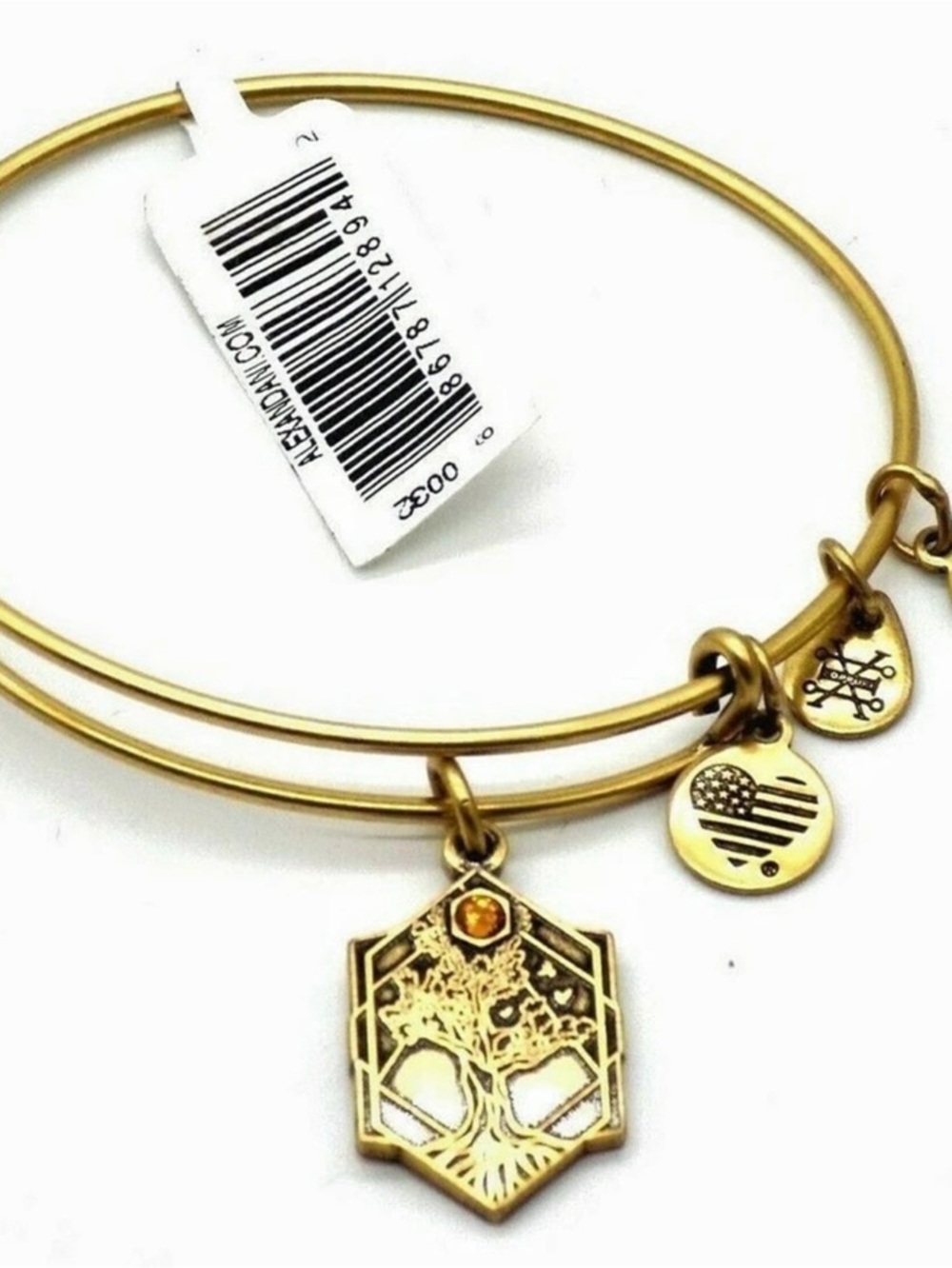 Alex and Ani Tree of Life IV Bangle Gold
